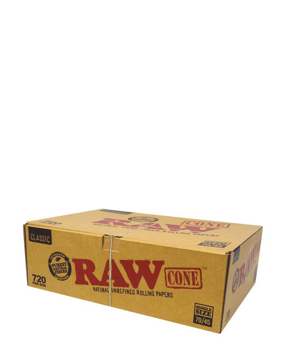 RAW Pre-Rolled Cones 70mm – Unbleached Paper - The Smoking Hound