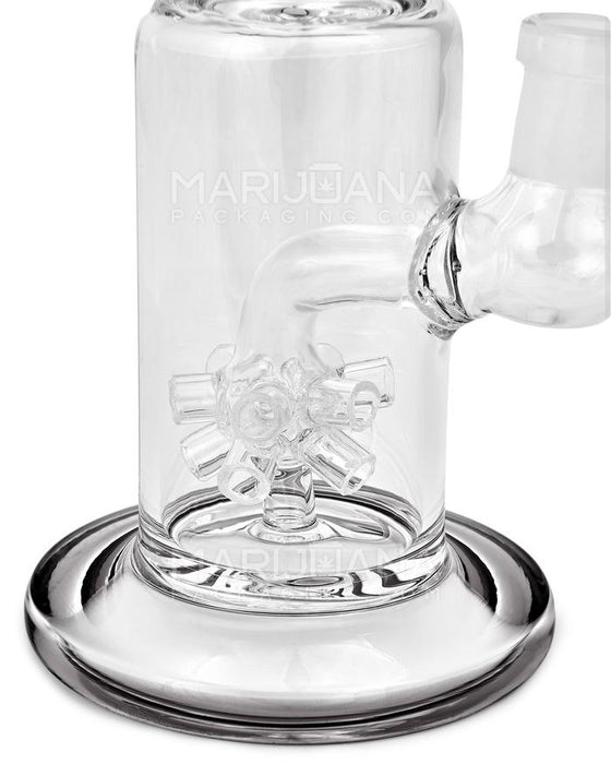 8" Smoke Trim Satellite Perc Water Pipe 14mm - The Smoking Hound